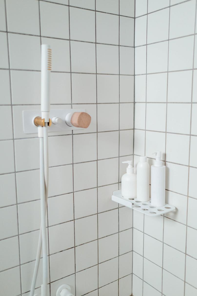 White Tiled Shower Room